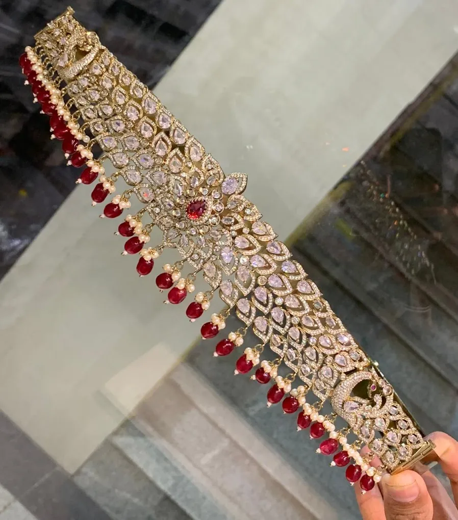 Gold copy bridal art Jewellery